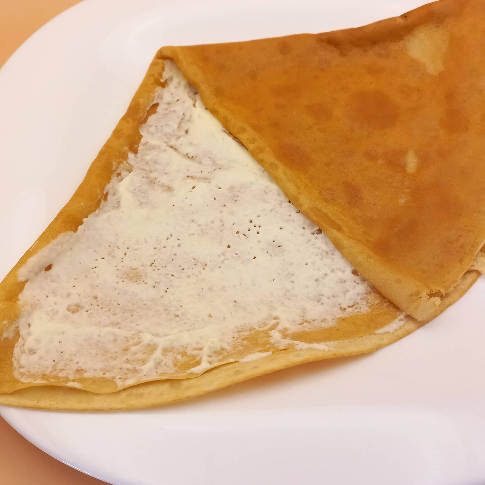 Crepa con Queso Crema