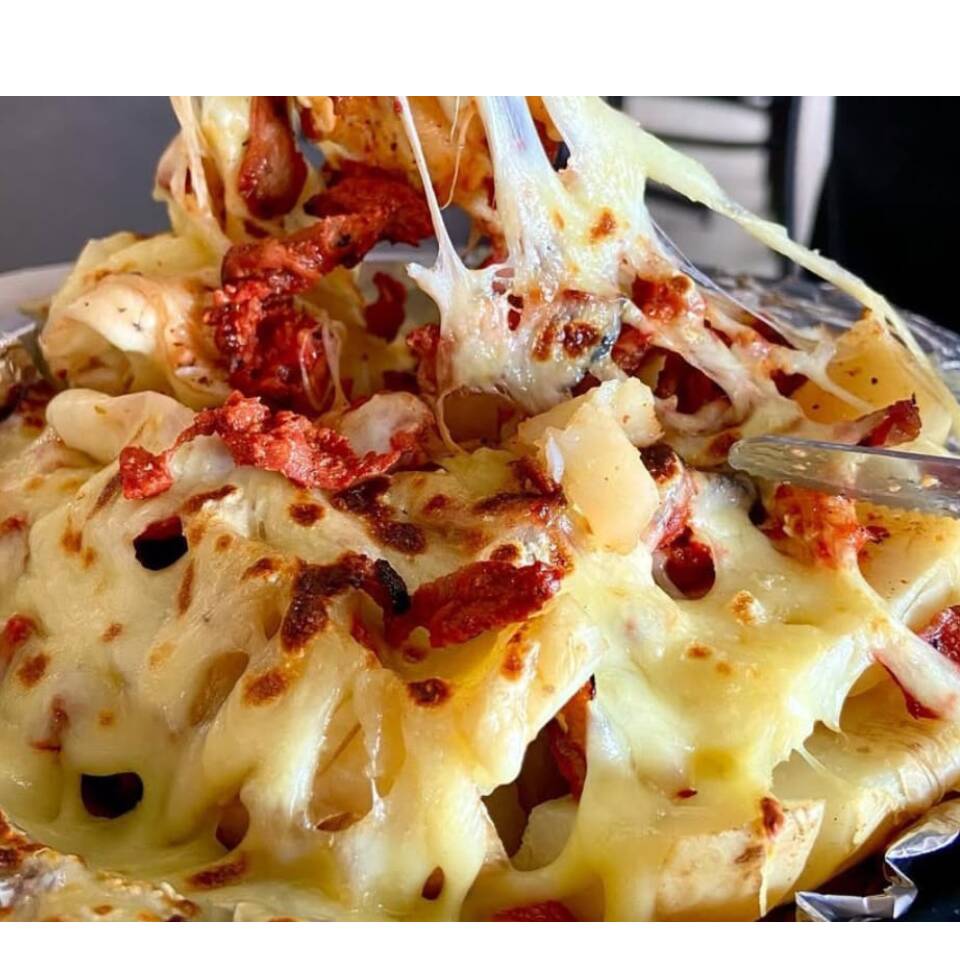 Papa Gratinada de Tripa