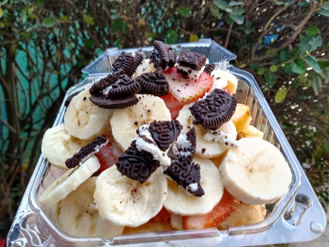 Wafles con Fruta