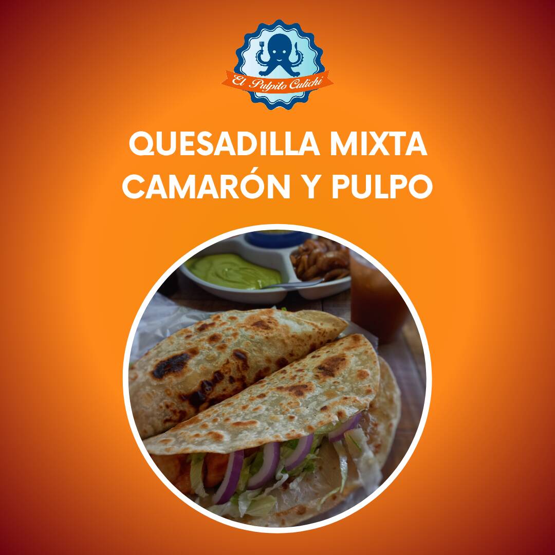 Quesadilla H. Mixta (camarón y pulpo)