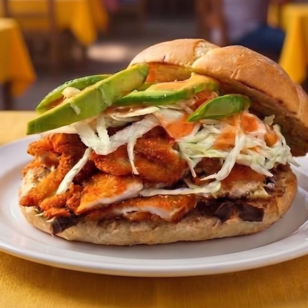 Torta de Milanesa de Pollo