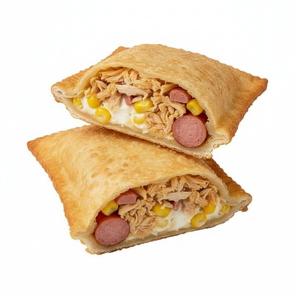 Frango com salsinha, milho, bacon e Creme cheese - 23cm