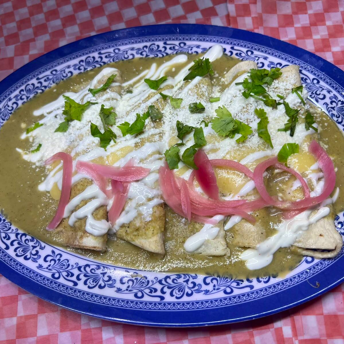 Enchiladas Suizas Verdes