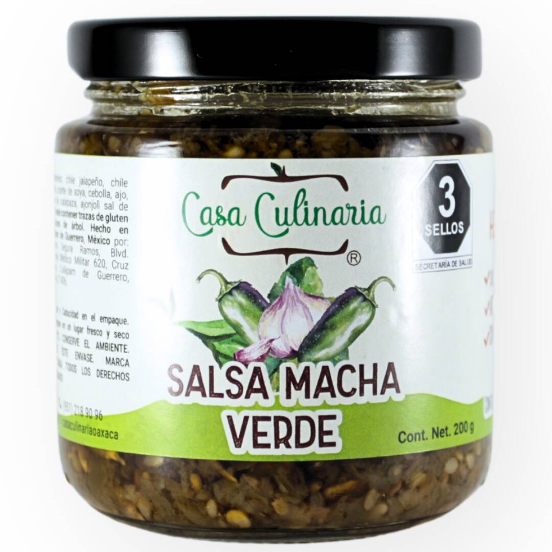 Salsa Macha Verde 200g