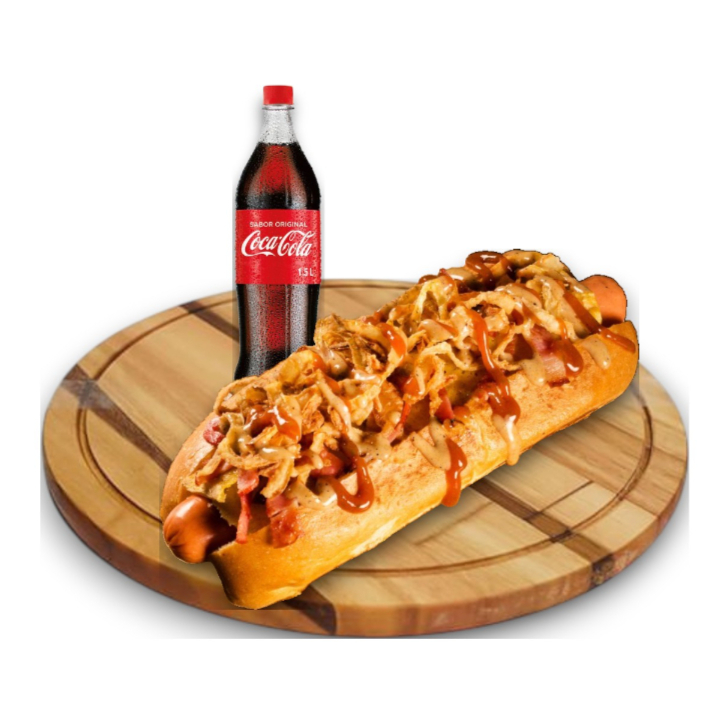 Perro Especial + Coca Cola 250ml