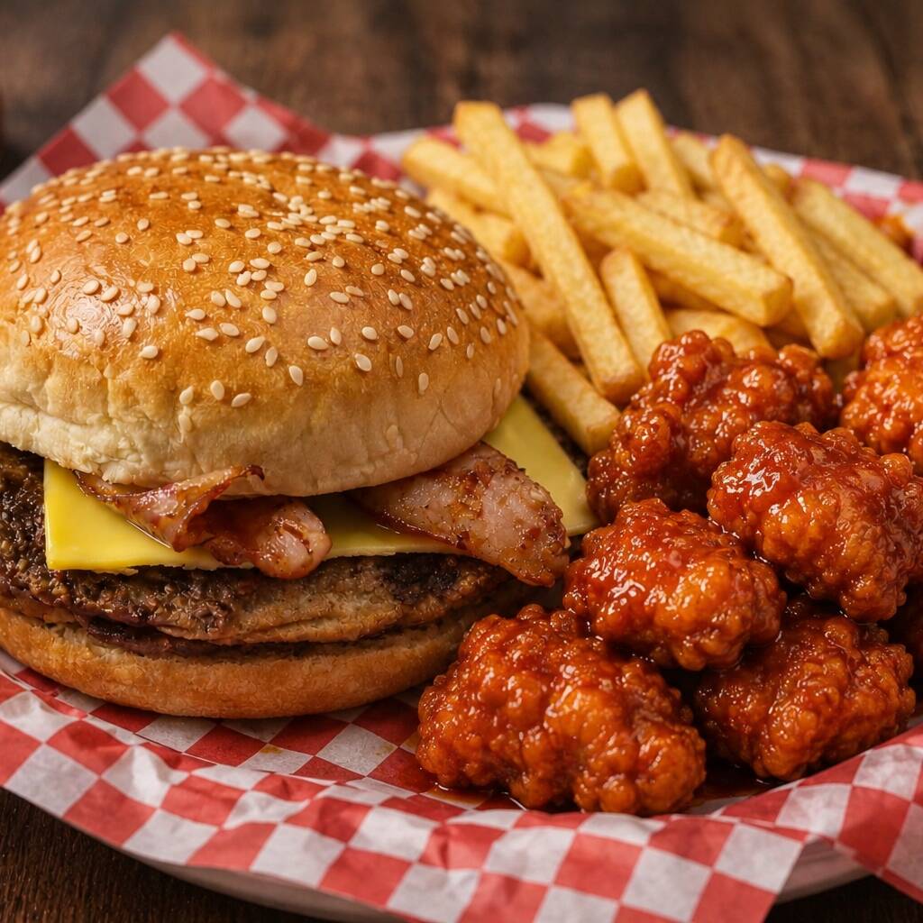 Combo Hamburguesa y Boneless