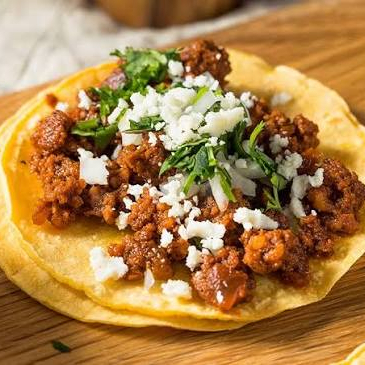 1 TACO DE CHORIZO