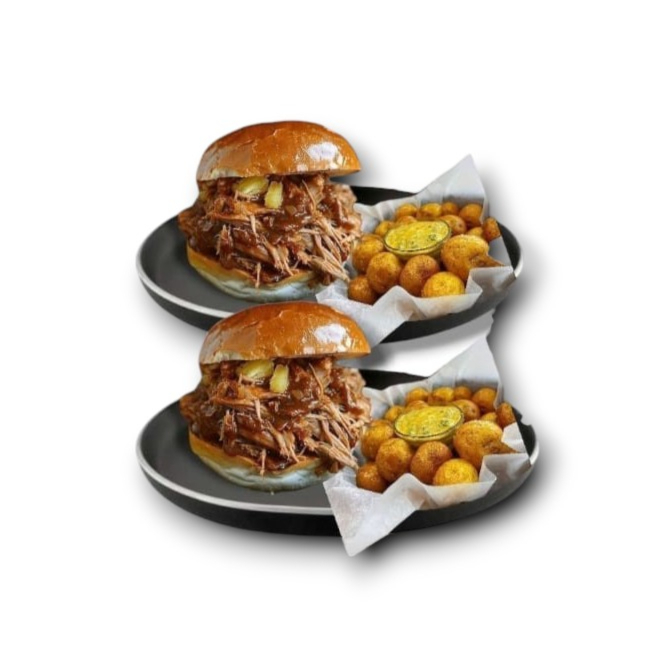 2 BURGER ESPECIAL + PAPAS