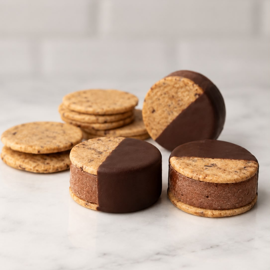 Cookie Bakes con Helado de Chocolate