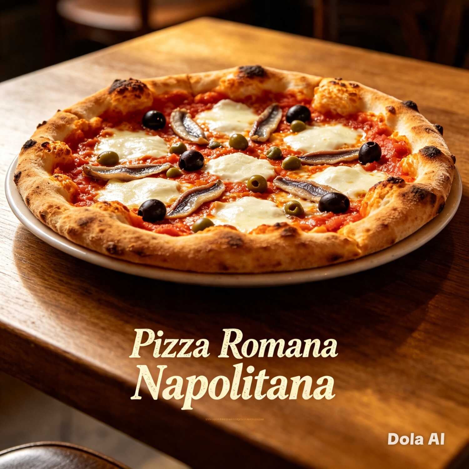 Pizza estilo napolitana romana