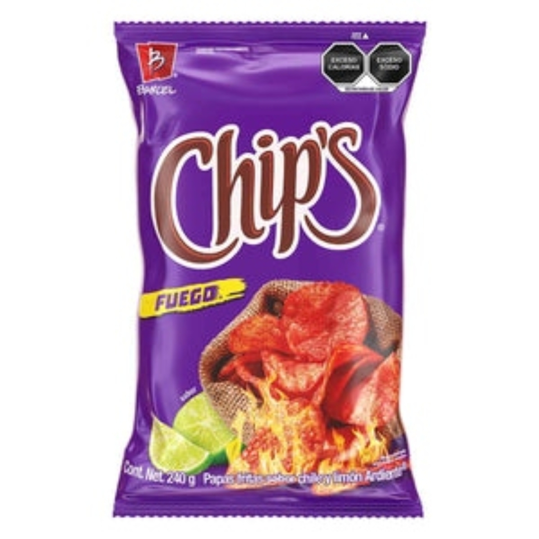 Papas Chip's Fuego 55g