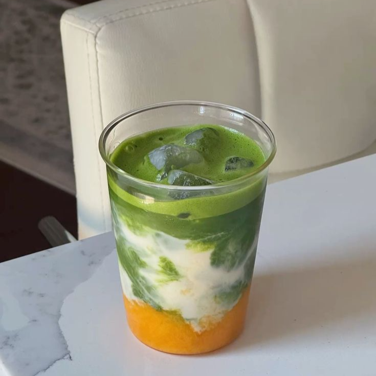Mango Matcha Latte