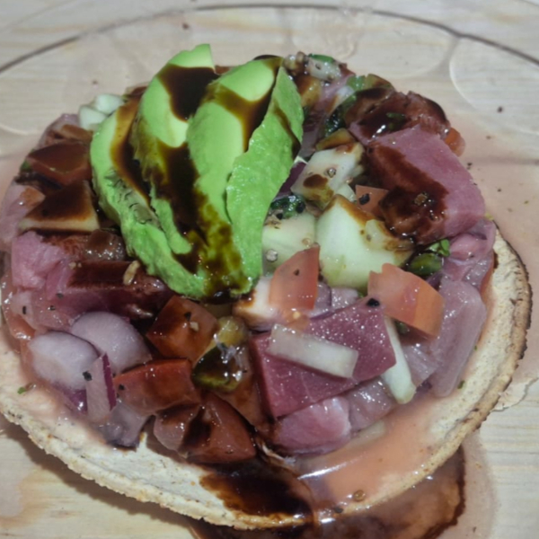 TOSTADA CEVICHE DE ATUN