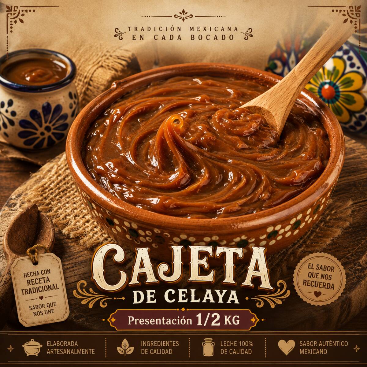 Cajeta de Celaya 1/2KG
