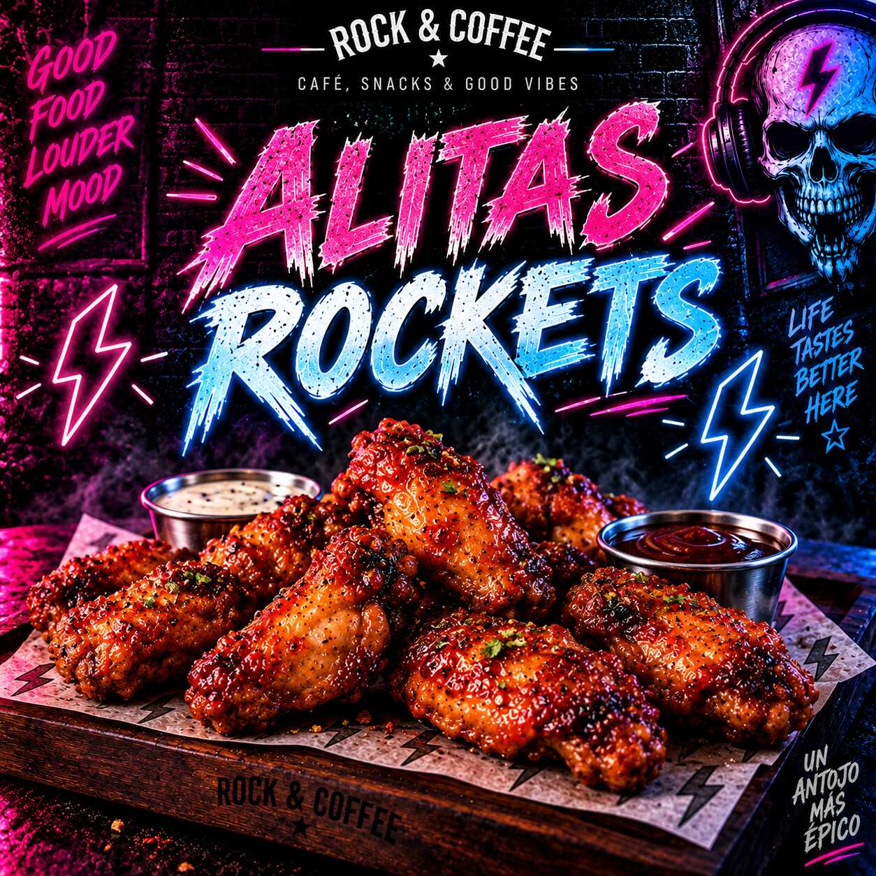 🍗20 Alitas Rockets