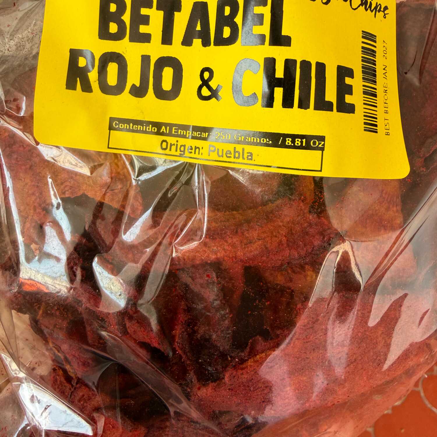Chip Vegetal de Betabel con Chile