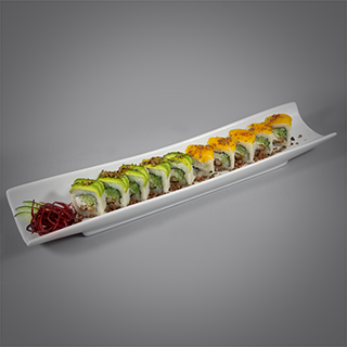 2 Sunset Roll + Arroz Frito y Ensalada