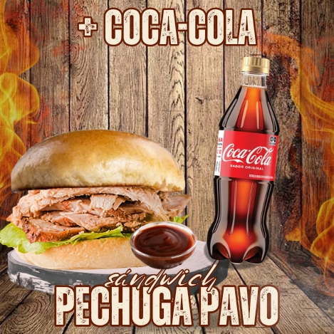 PAQUETE LOCAL #3 (1 PAVO + COCA)
