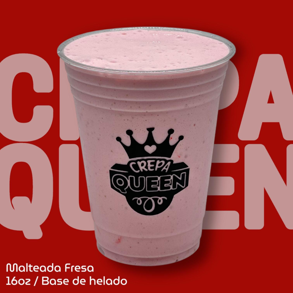Malteada de Fresa