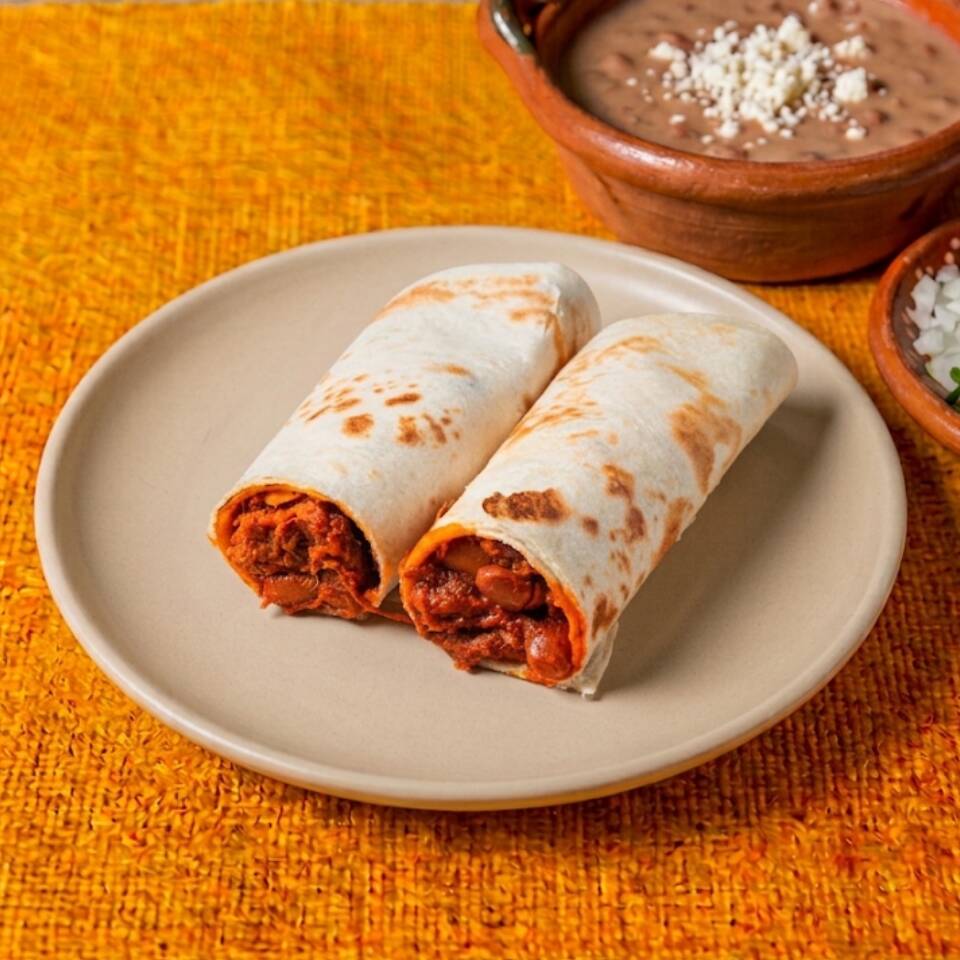 Burrito Deshebrada Roja