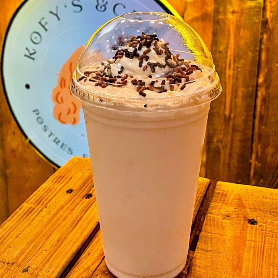 Frappé chocolate blanco