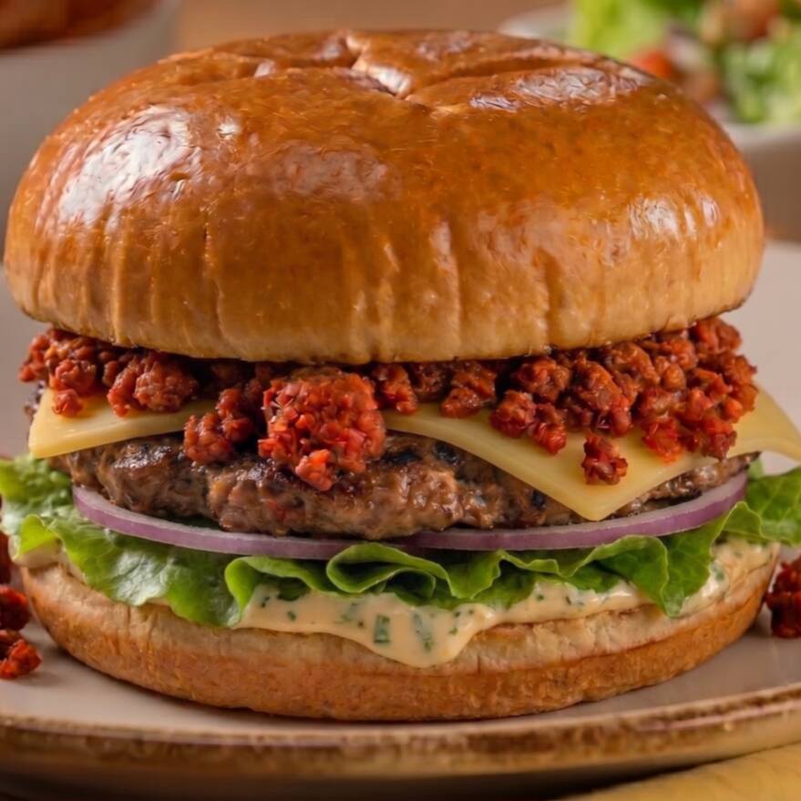 Calamardo Amargado Chorizo Burger