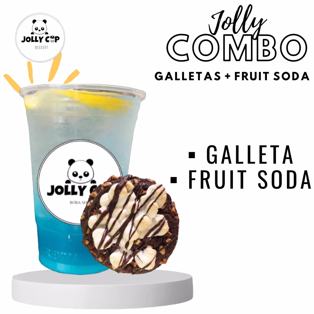 COMBO  Galletas + Fruit Soda