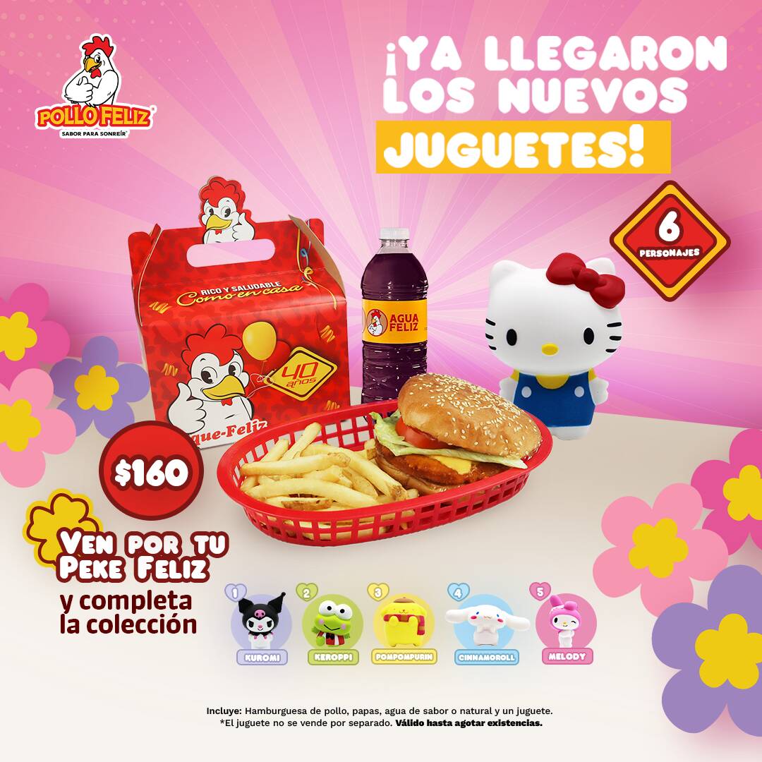 Peke Hamburguesa - Hello Kitty