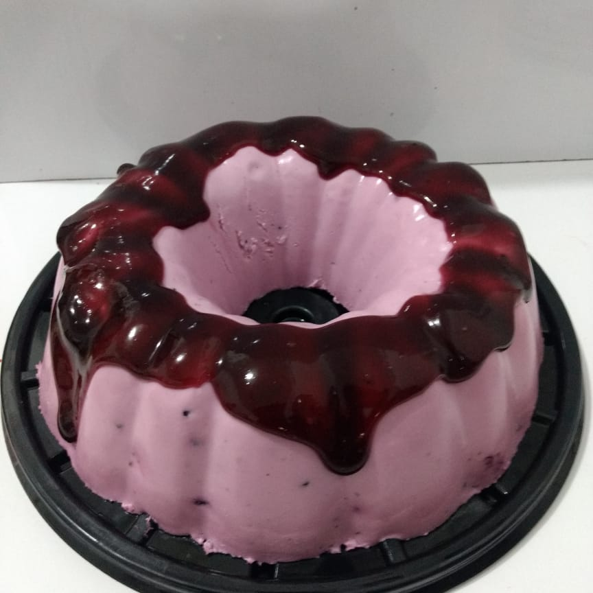 Gelatina de Yogurt Zarzamora