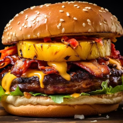 Hamburguesa Hawaiana
