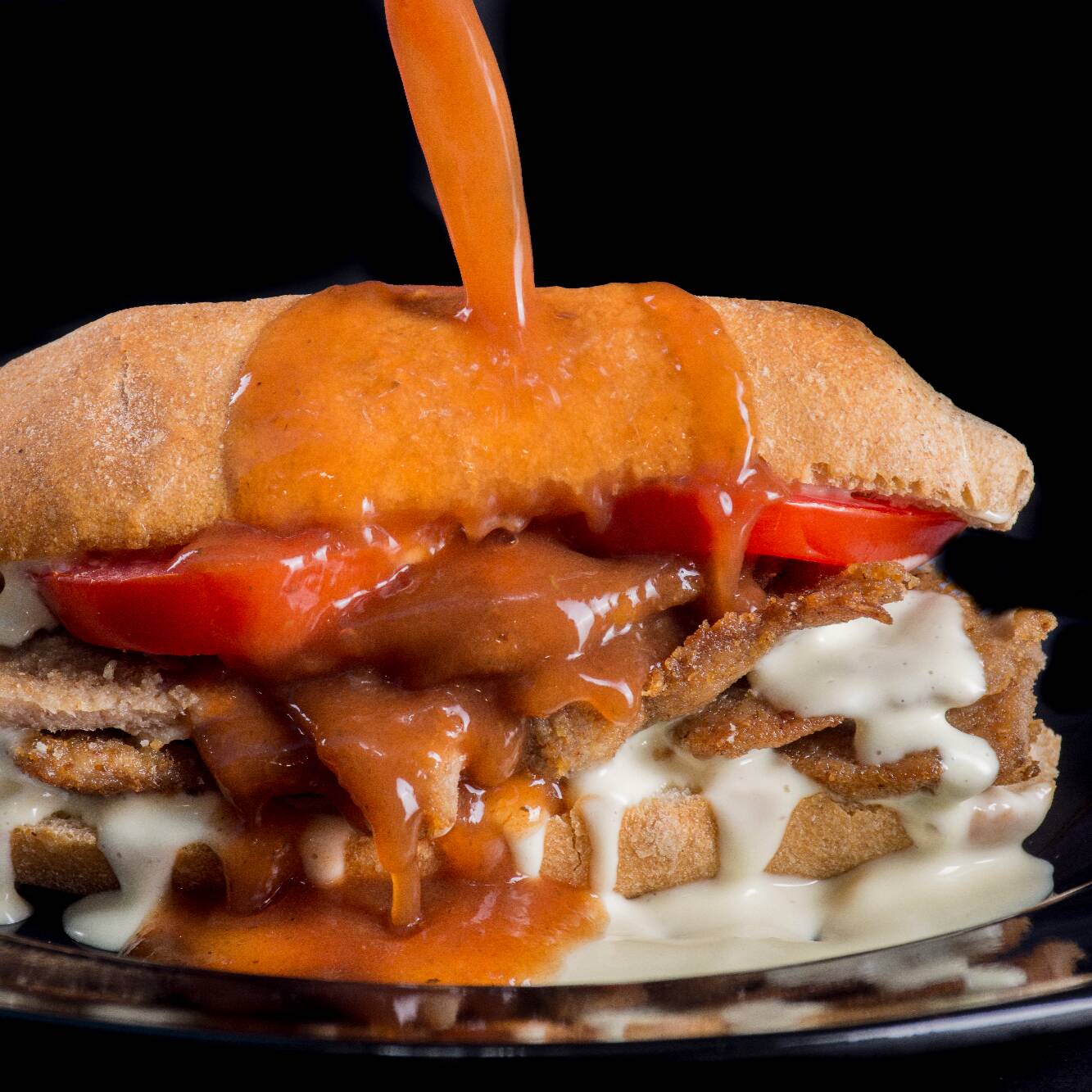 Italiano (Milanesa de cerdo, tocino y queso)