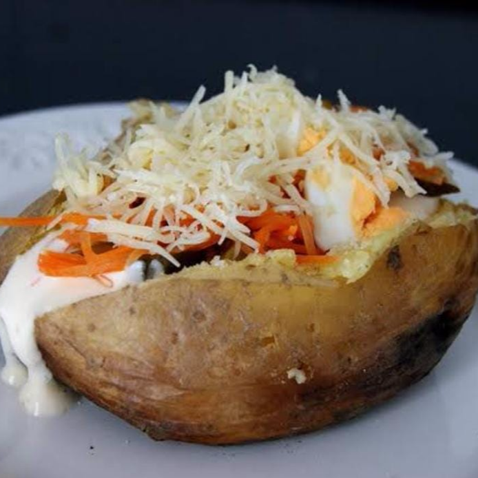 Papa al horno. 2 Piezas