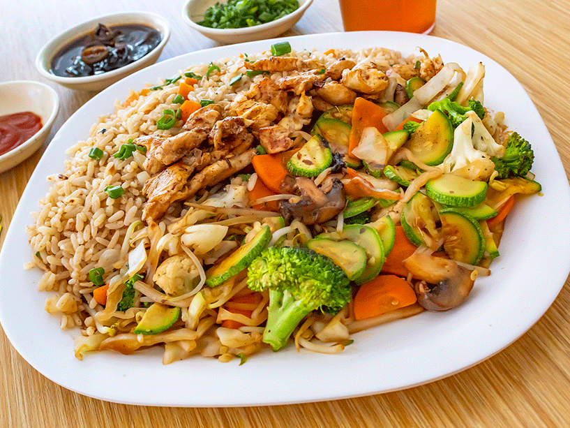 Teriyaki con Camarón