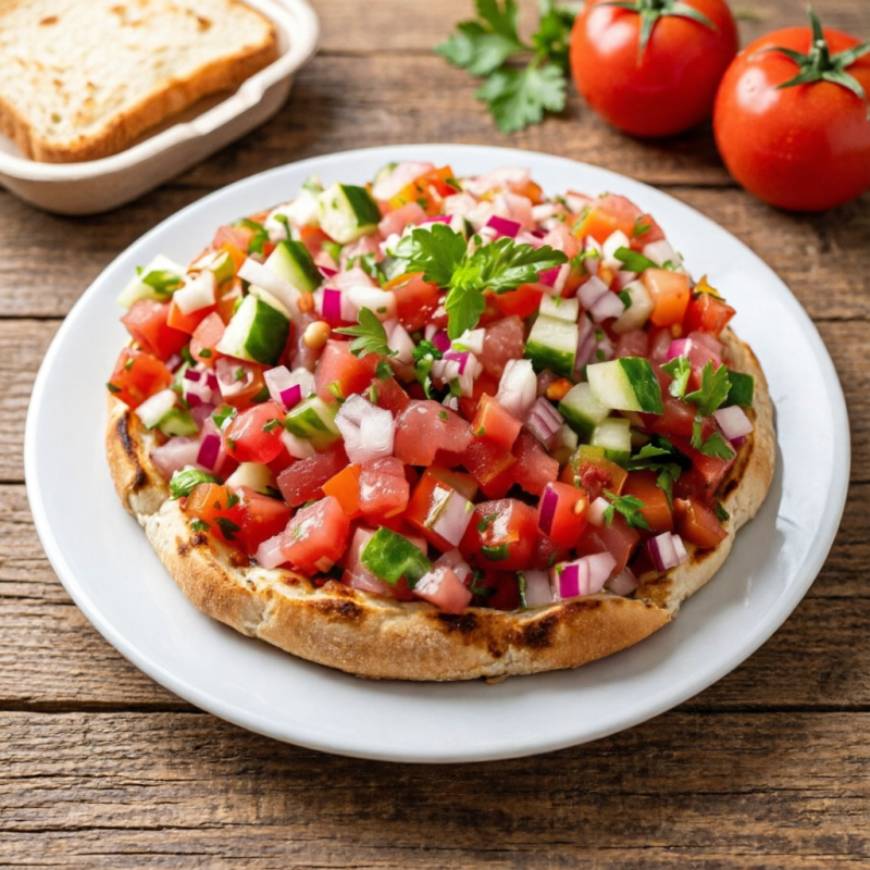 Tomate, cebola e Pimentão