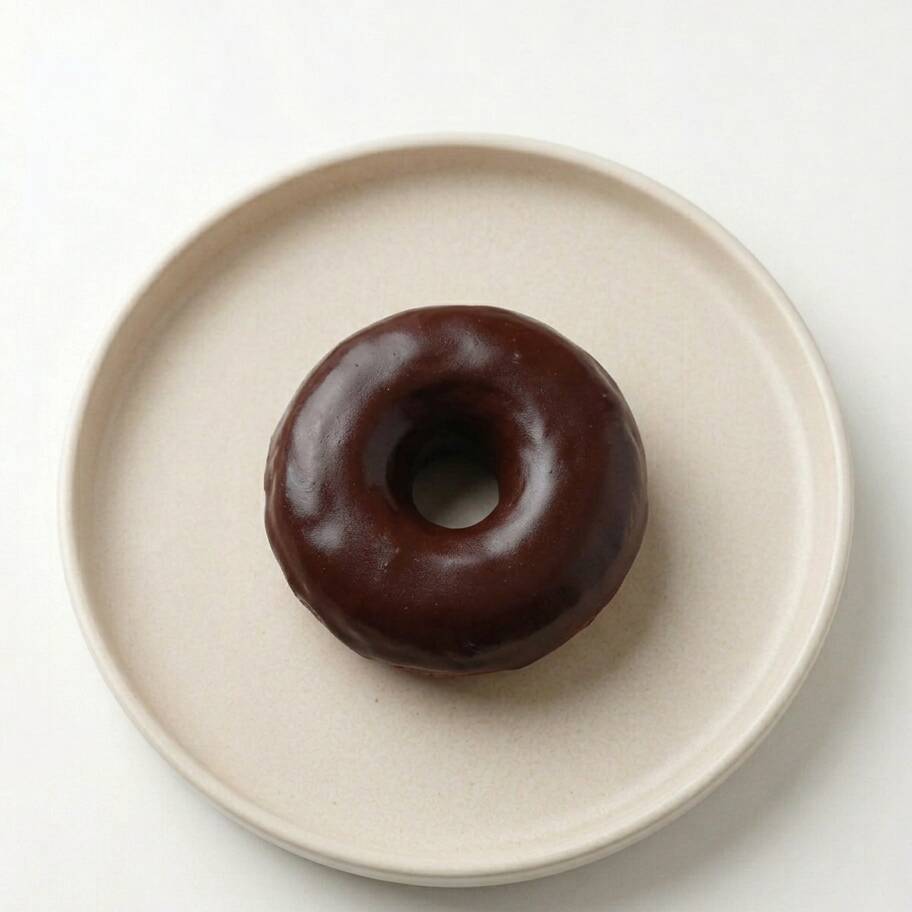 Dona Cubierta de Chocolate