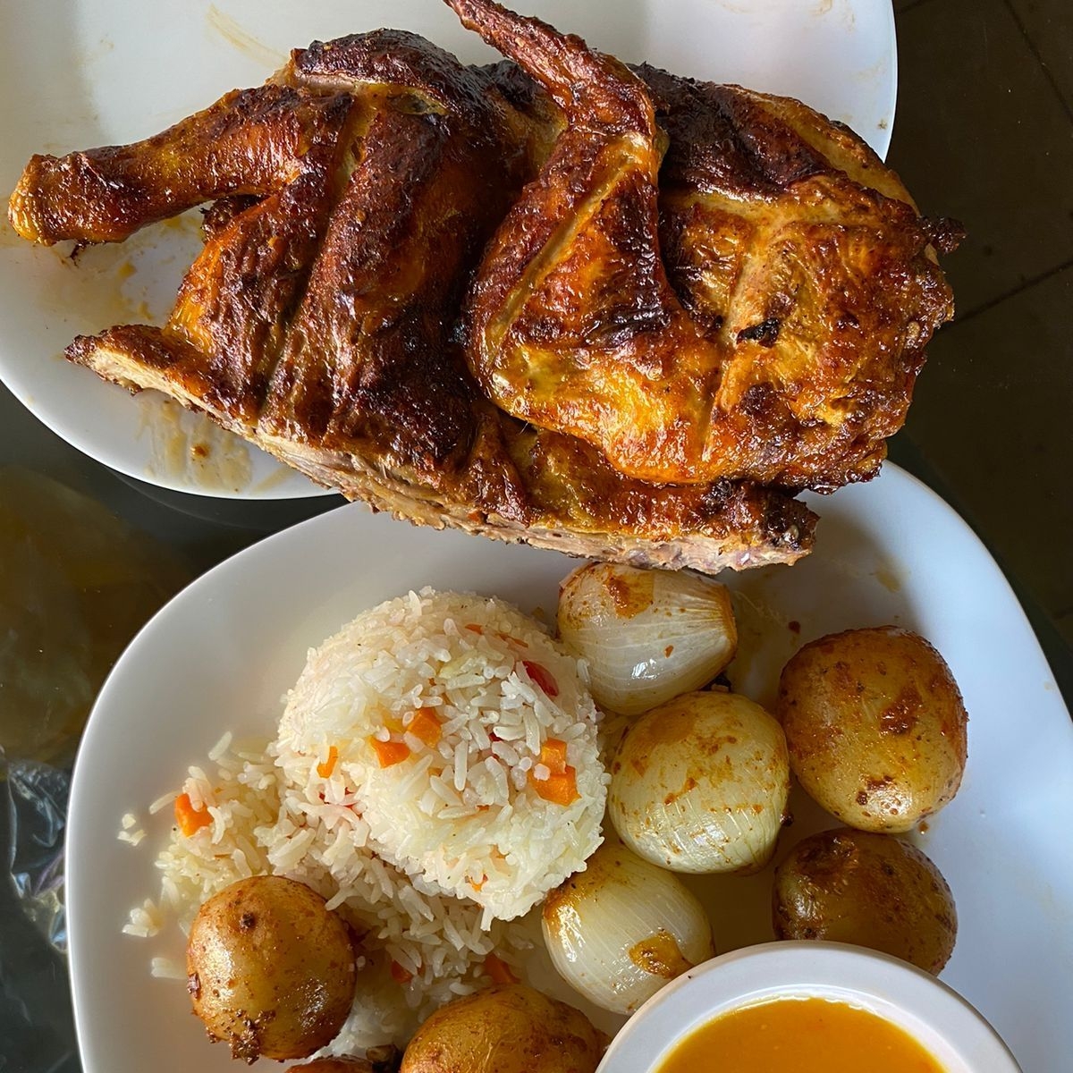 1/2 Pollo a la Leña