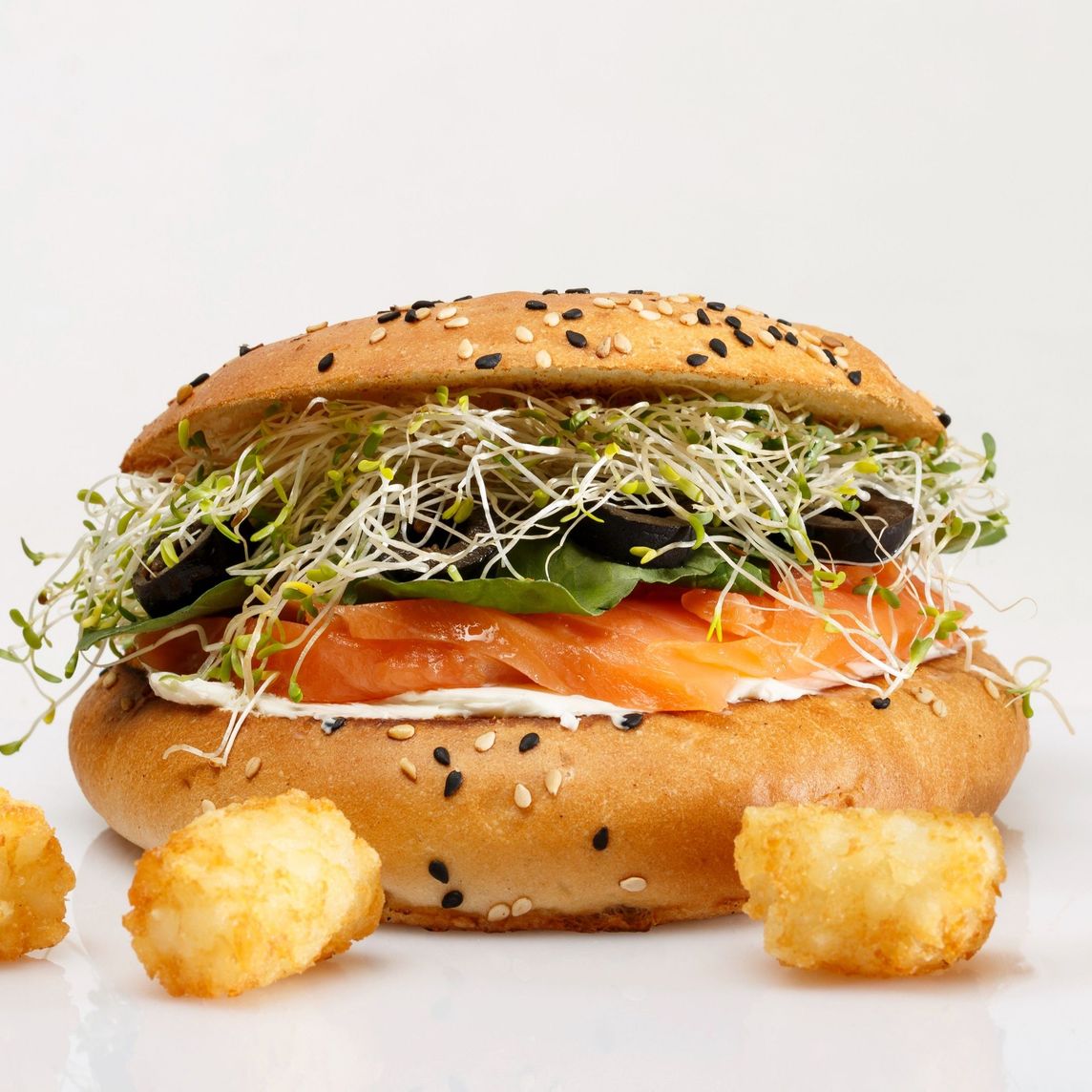 Salmon Duet Bagel