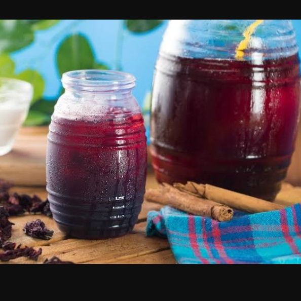 Litro de agua jamaica
