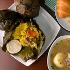 Caldo más Tamal y Bebida