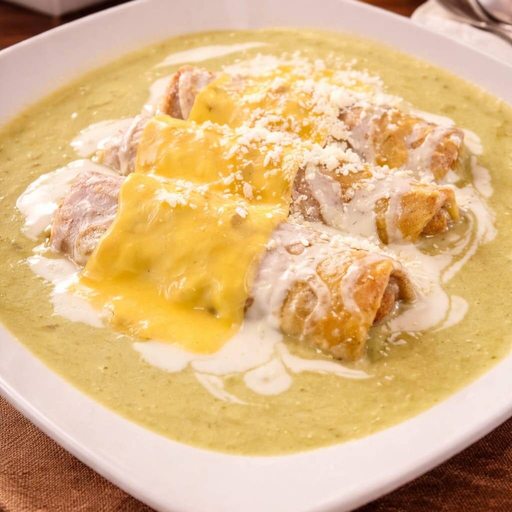 Enchiladas Suizas de Pollo Octubre