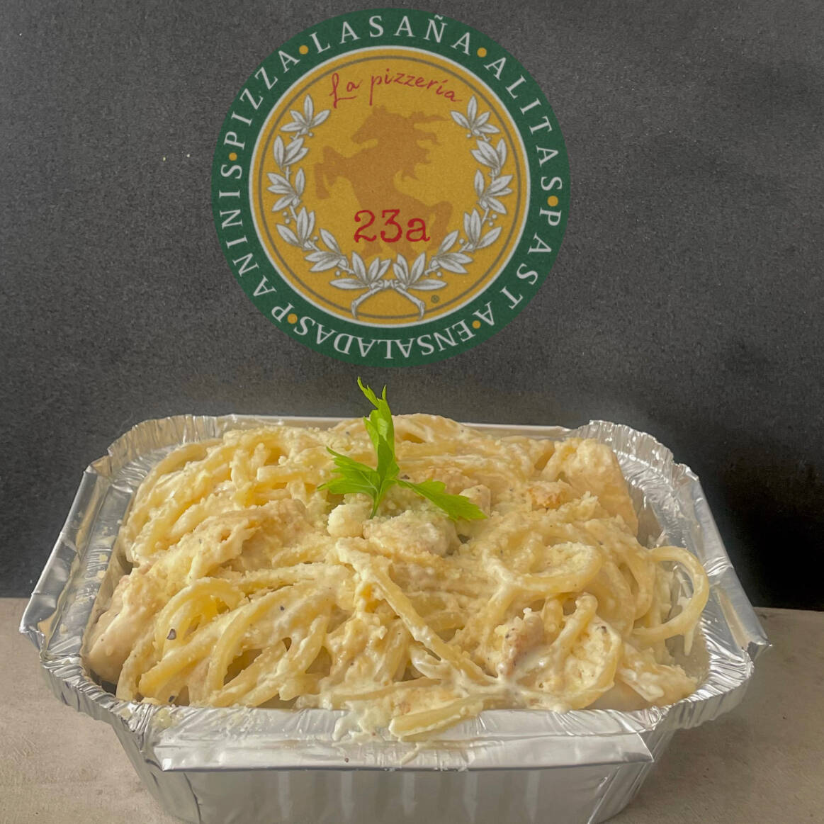 Spaguetti Alfredo con Camarón 350 g