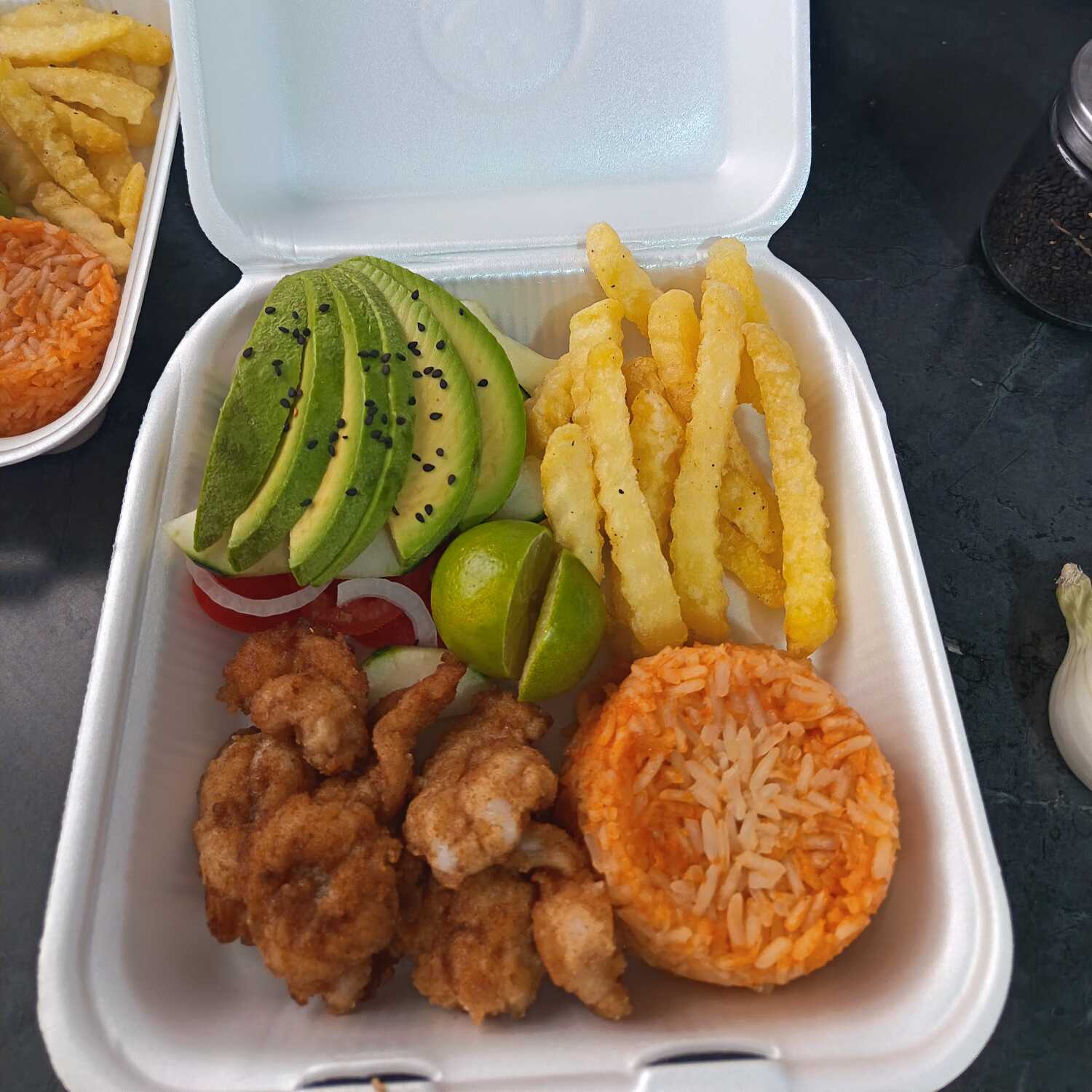 Camarones empanizados