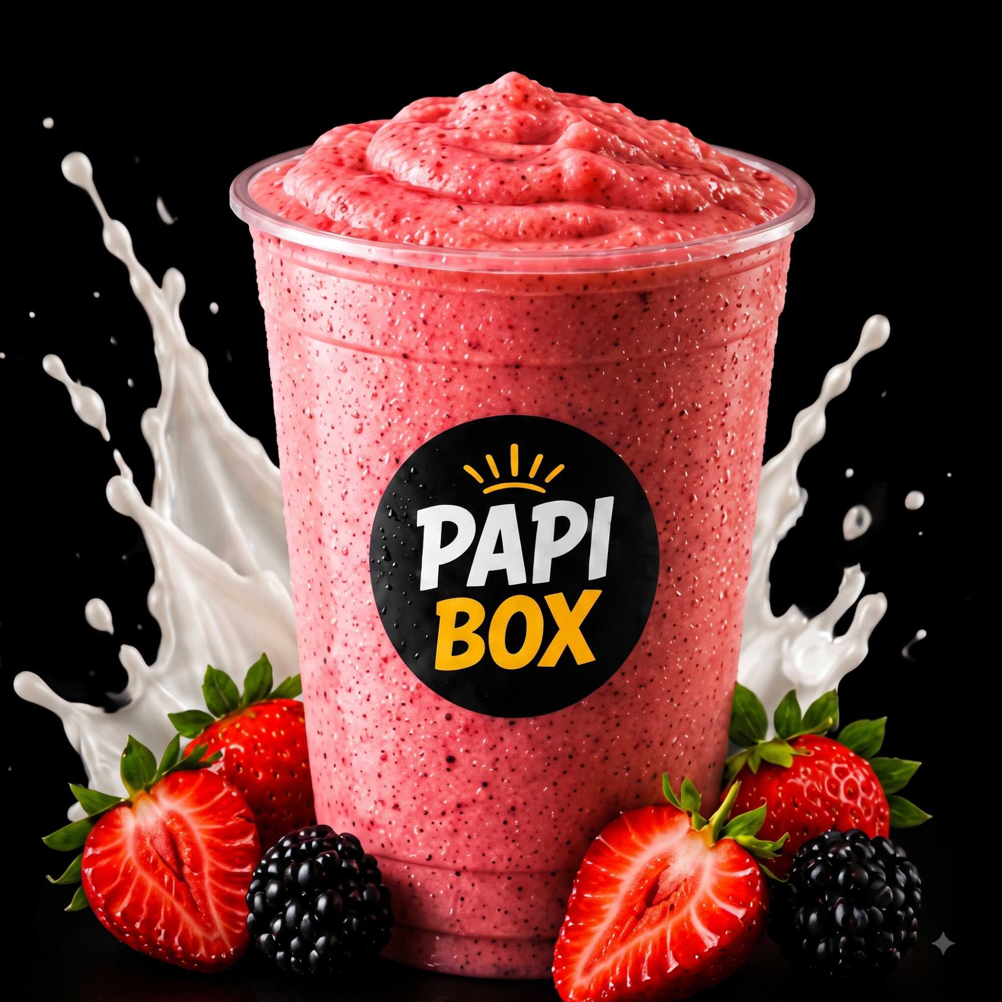 Batido De Fresa en Leche