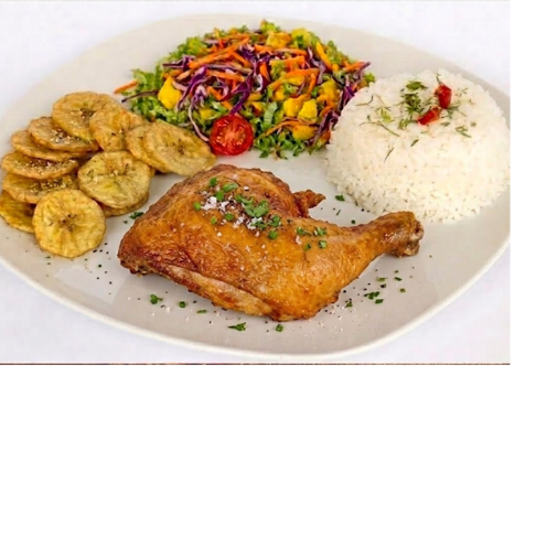 Pierna pernil frito