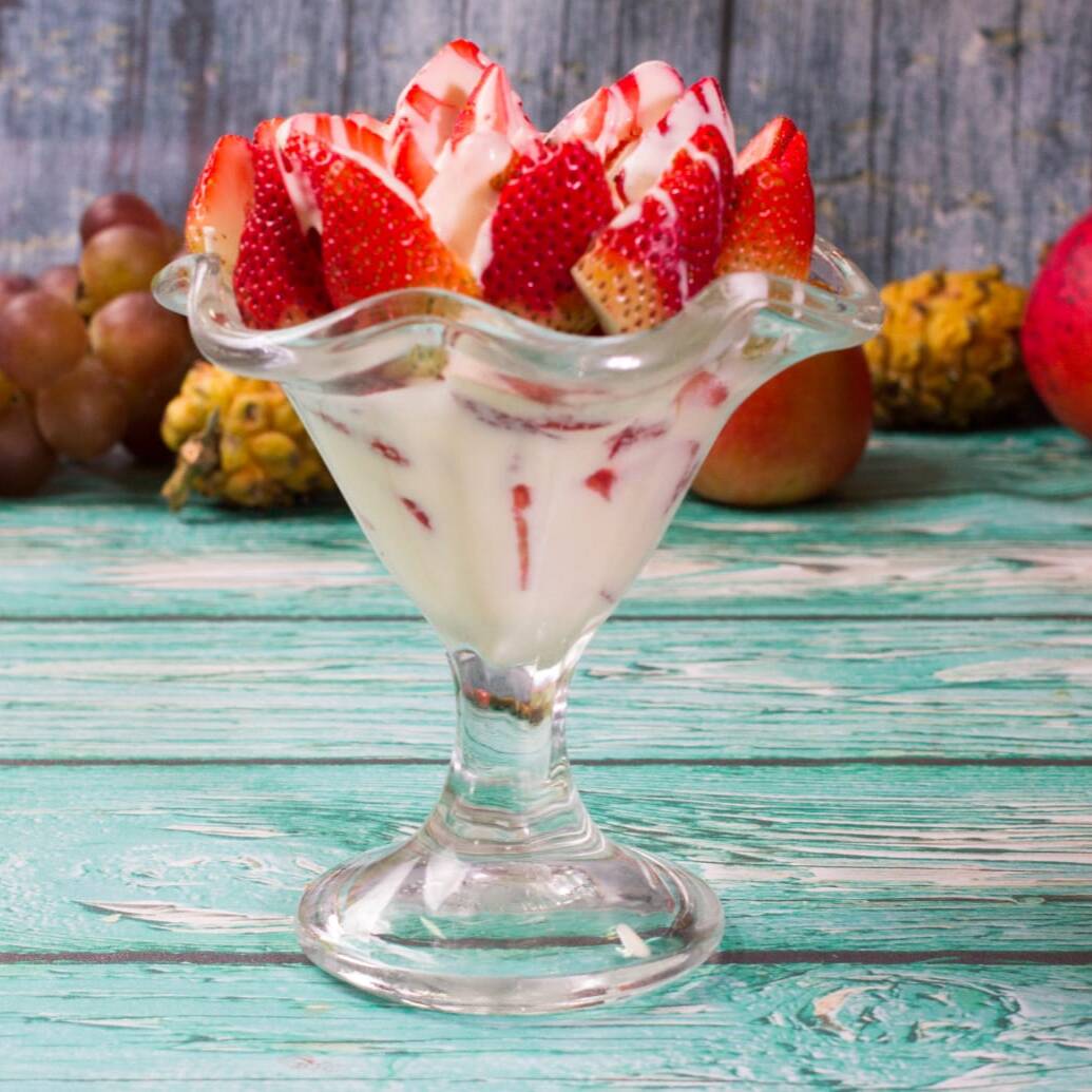 Fresas con Crema Pequeña