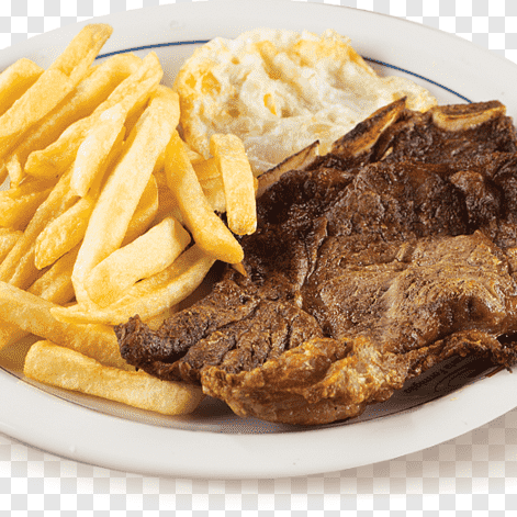 Churrasco a la Parrilla con Papas Fritas