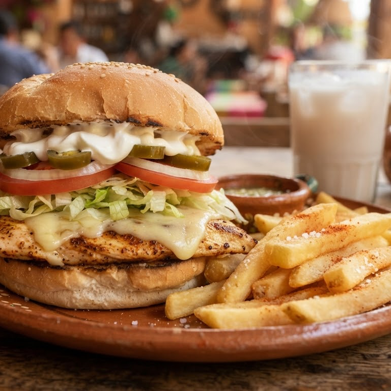 Hamburguesa de Pollo