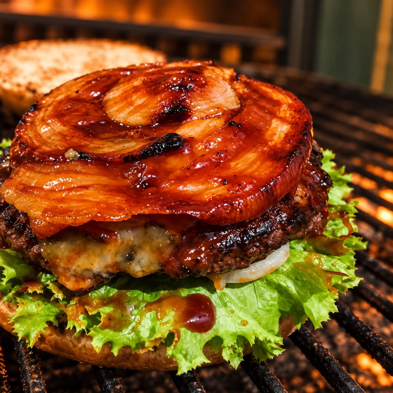 B Burger | Tocino Crujiente BBQ + Manchego