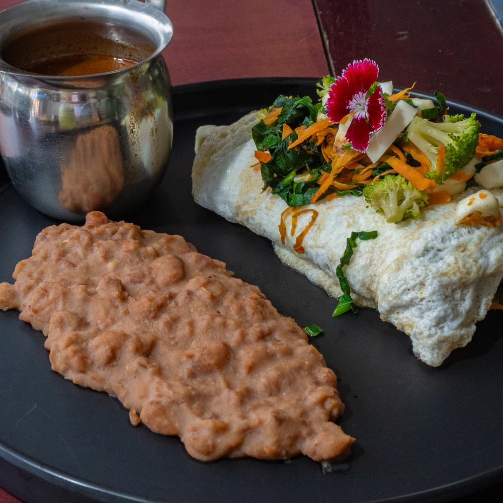 Omelette con vegetales