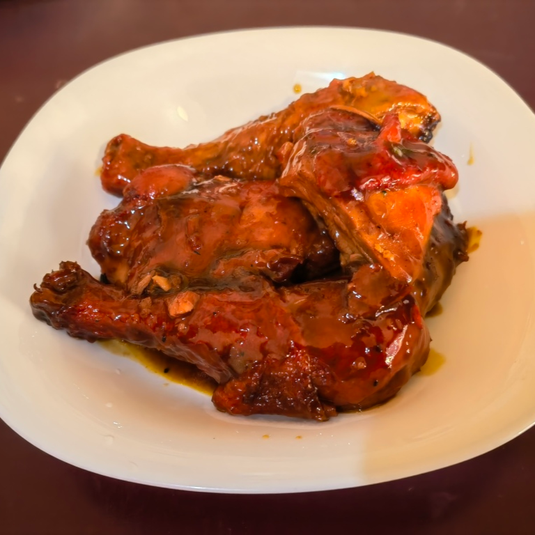 Porcion Grande Pollo Salsa Ostion (BBQ)